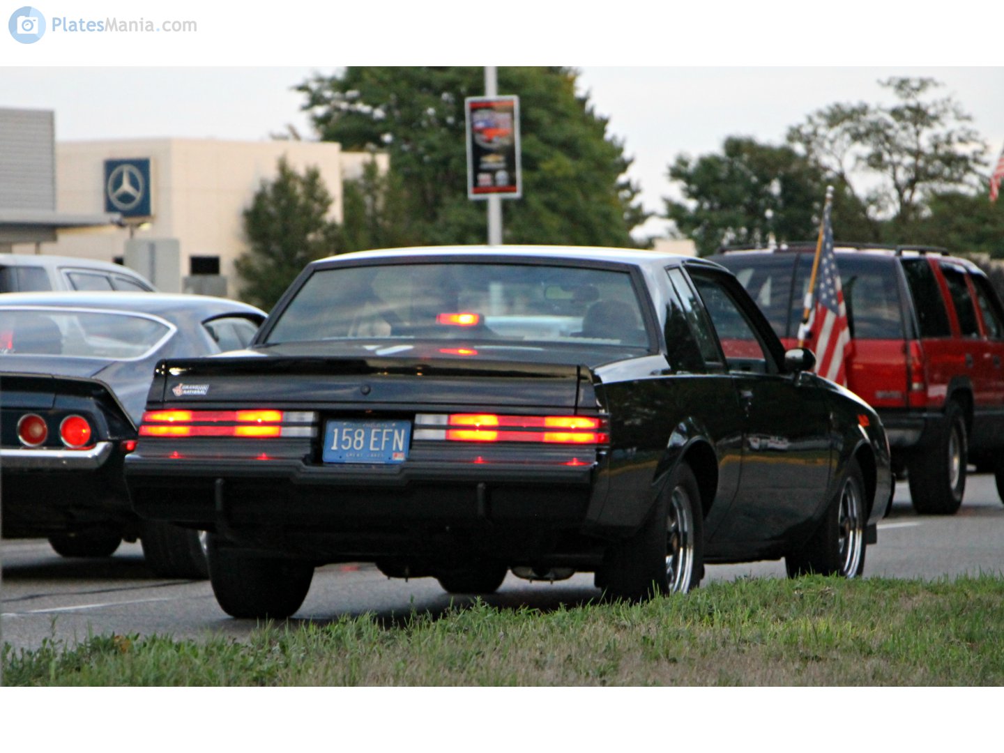 158 EFN, Buick Regal 2nd gen Grand National Coupé (27; G-body), 4th facelift, 1983–1987