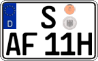 German license plate, Plates for oldtimers (type 