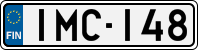 License plate of Finland, Cars