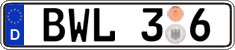 German license plate, Regional authorities