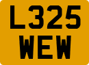 License plate of the United Kingdom, 1983 year system
