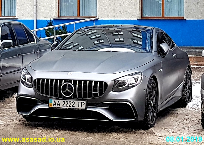 AA 2222 TP, Mercedes-Benz S-Klasse 8th gen Coupé (С217), 2014­–2020