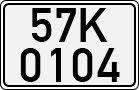 License plate of Vietnam, Cars