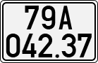 License plate of Vietnam, Cars