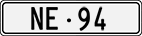 License plate of Switzerland, Cars