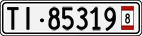 License plate of Switzerland, Provisional