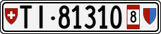 License plate of Switzerland, Provisional