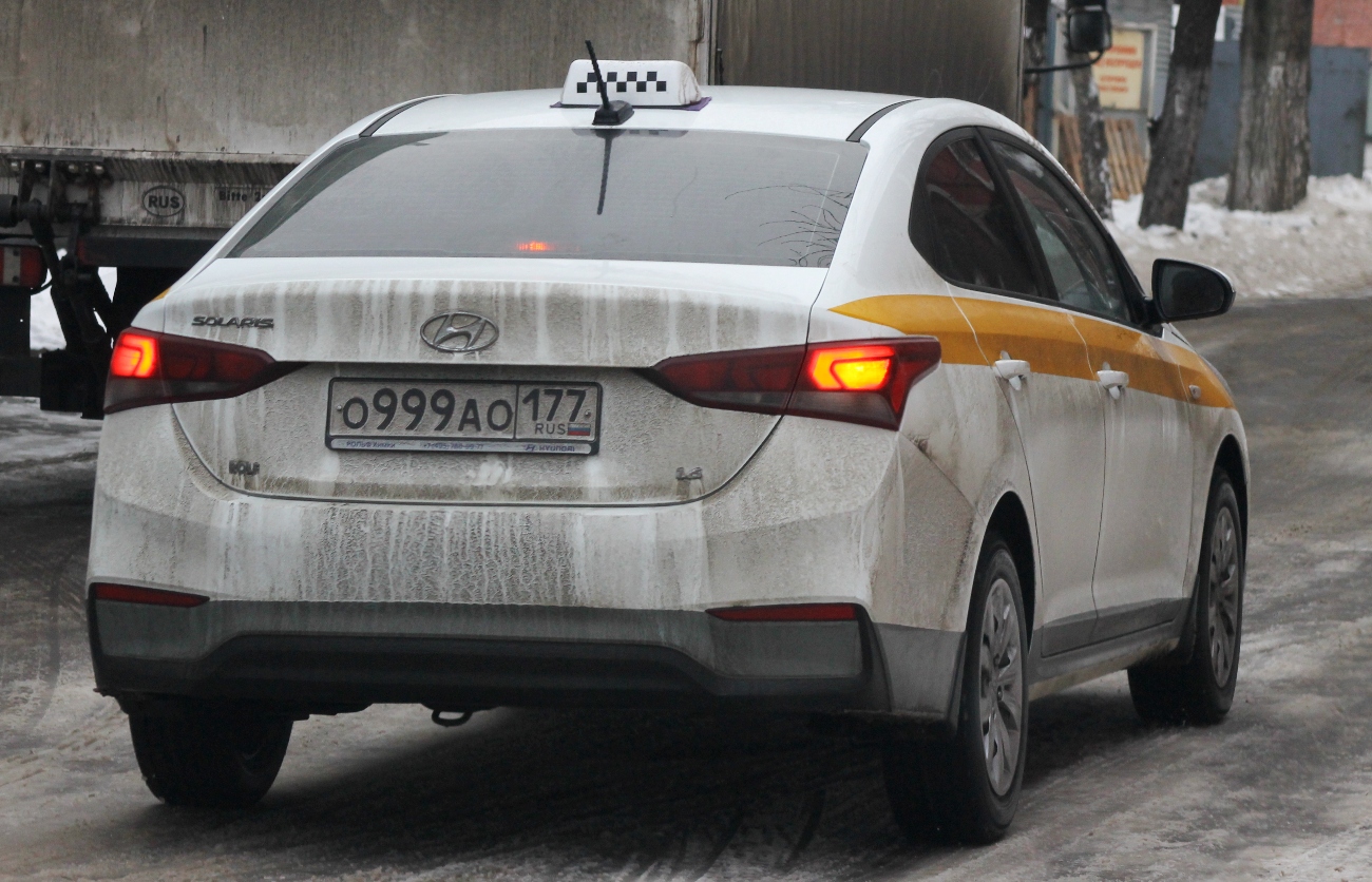 о 999 ао 177, Hyundai Solaris 2nd gen (HCR), 2017–2020