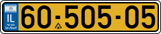 License plate of Israel, Regular plates