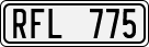 License plate of Sweden, Regular plates