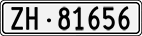 License plate of Switzerland, Cars