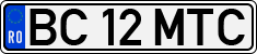 License plate of Romania, Regular plates