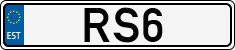 License plate of Estonia, Vanity Plates