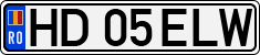 License plate of Romania, Regular plates