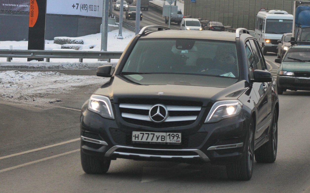 н 777 ув 199, Mercedes-Benz GLK-Klasse 1st gen (X204), facelift, 2012–2015