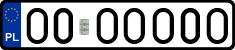 License plates of Poland, Vanity Plates
