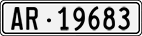 License plate of Switzerland, Cars