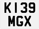 License plate of the United Kingdom, 1983 year system