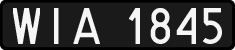 License plates of Poland, 1976 year system