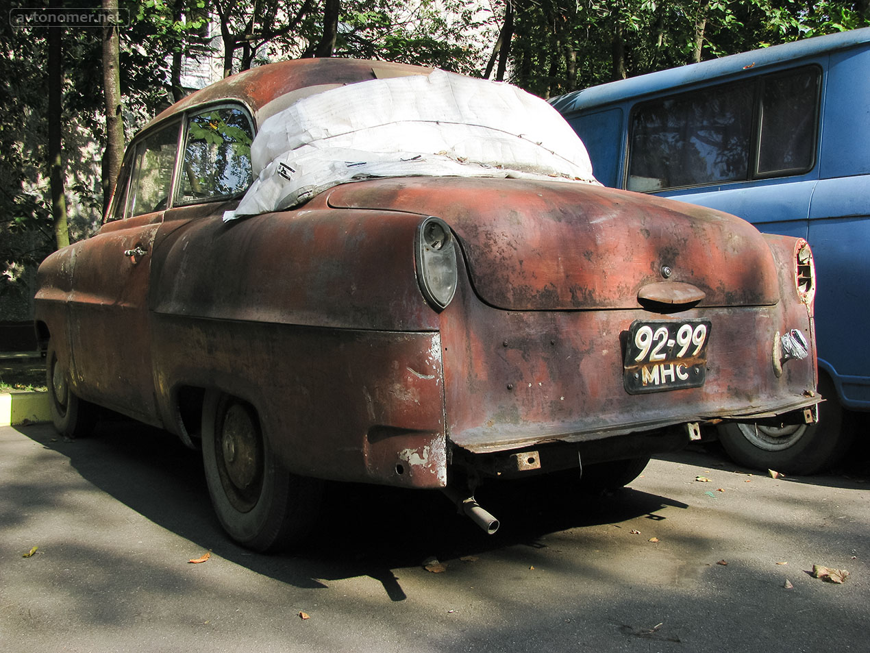 9299 МНС, Opel Olympia 3rd gen Rekord 2-door Sedan, 1953–1957