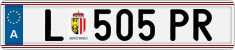 License plate of Austria, Regular plates