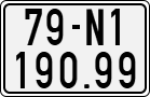 License plate of Vietnam, Motorcycles