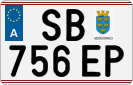 License plate of Austria, Regular plates