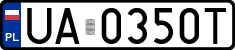 License plates of Poland, Military
