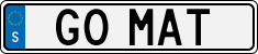 License plate of Sweden, Vanity Plates