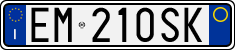 License plate of Italy, Cars (1994 year series)