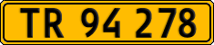 License plate of Denmark, Commercial vehicles