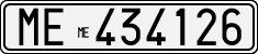 License plate of Italy, Cars (1927 year series)