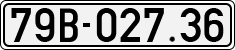 License plate of Vietnam, Cars