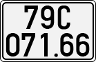 License plate of Vietnam, Cars