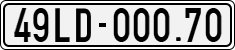 License plate of Vietnam, Specialty plates