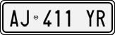 License plate of Italy, Cars (1994 year series)