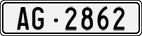 License plate of Switzerland, Cars