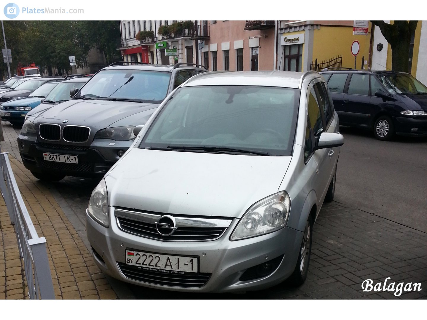 2222 AI-1, Opel Zafira 2nd gen (Family) (B; A05), 2005–2014