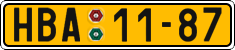 License plate of the Czech Republic, Commercial vehicles (1960)