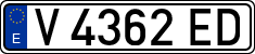 License plates of Spain, 1971 year series