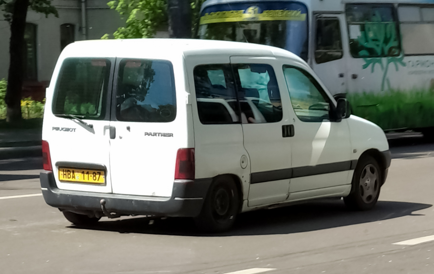 HBA 11-87, Peugeot Partner 1st gen (Origin) (M49), facelift, 2002–2013 (–present for LATAM-market)