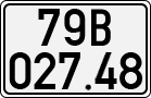 License plate of Vietnam, Cars