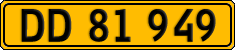 License plate of Denmark, Commercial vehicles