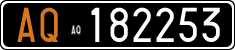 License plate of Italy, Cars (1927 year series)