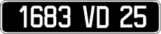 French license plate, FNI