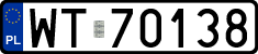 License plates of Poland, Regular car plates