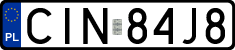 License plates of Poland, Regular car plates