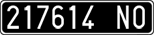 License plate of Italy, Cars (1927 year series)