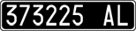 License plate of Italy, Cars (1927 year series)