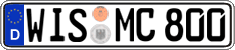 German license plate, Regular plates